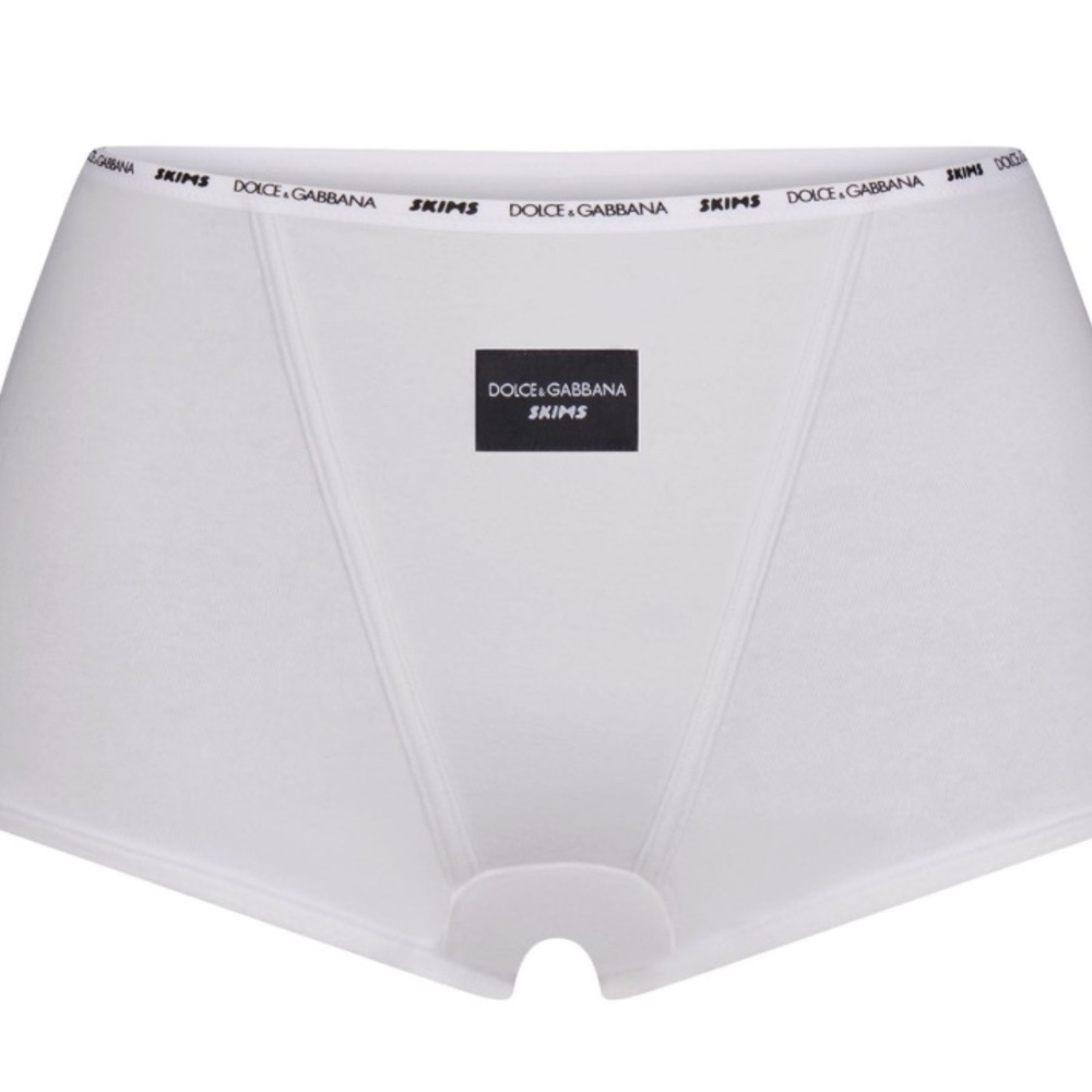 SKIMS x Dolce and Gabbana Bralette and Boy Short Set
